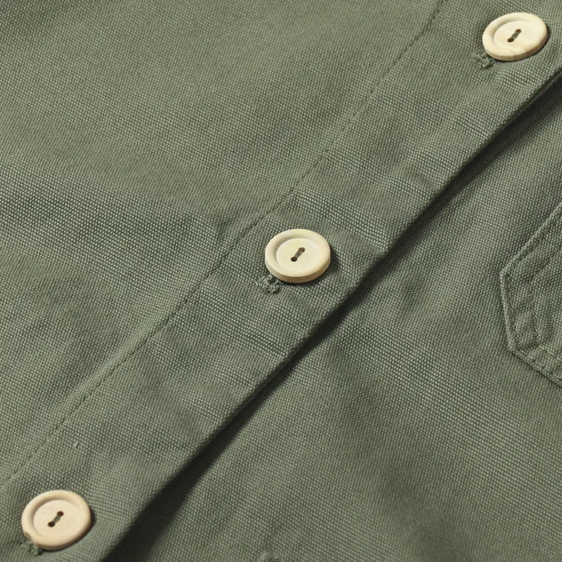 Armor Lux Womens Fisherman Chore Coat Military-9