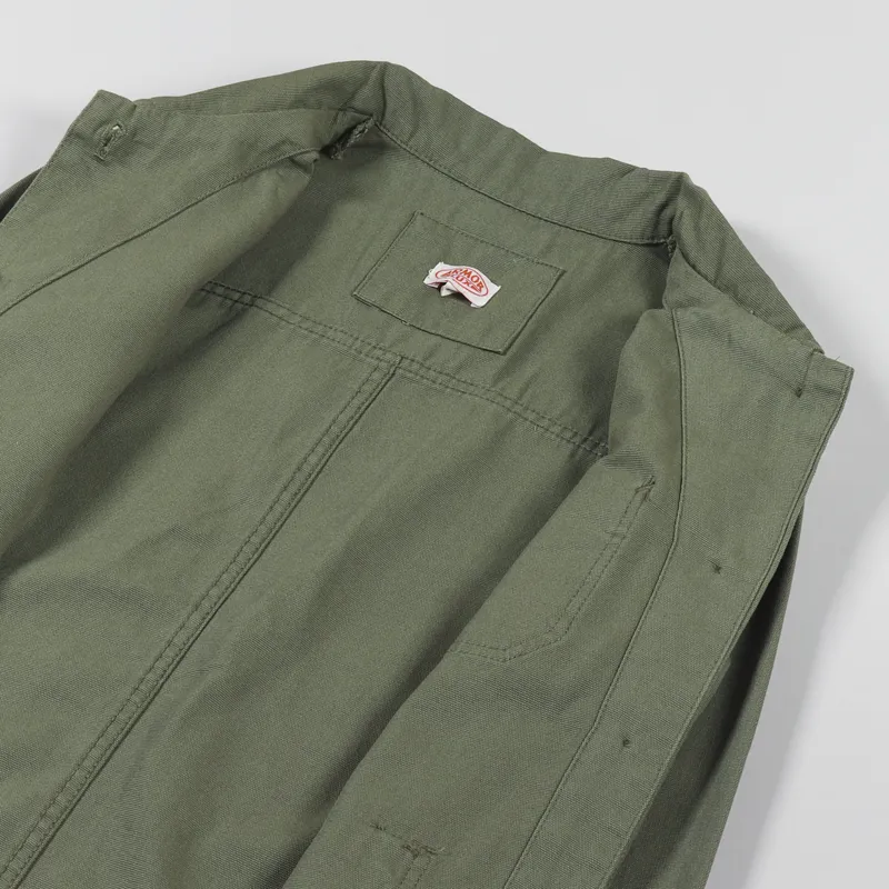 Armor Lux Womens Fisherman Chore Coat Military-7