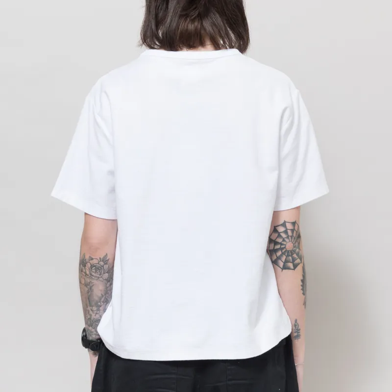 Girls of Dust Womens Basic Pocket T Shirt White-1