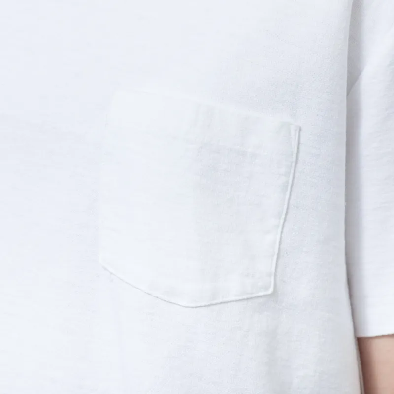 Girls of Dust Womens Basic Pocket T Shirt White-4