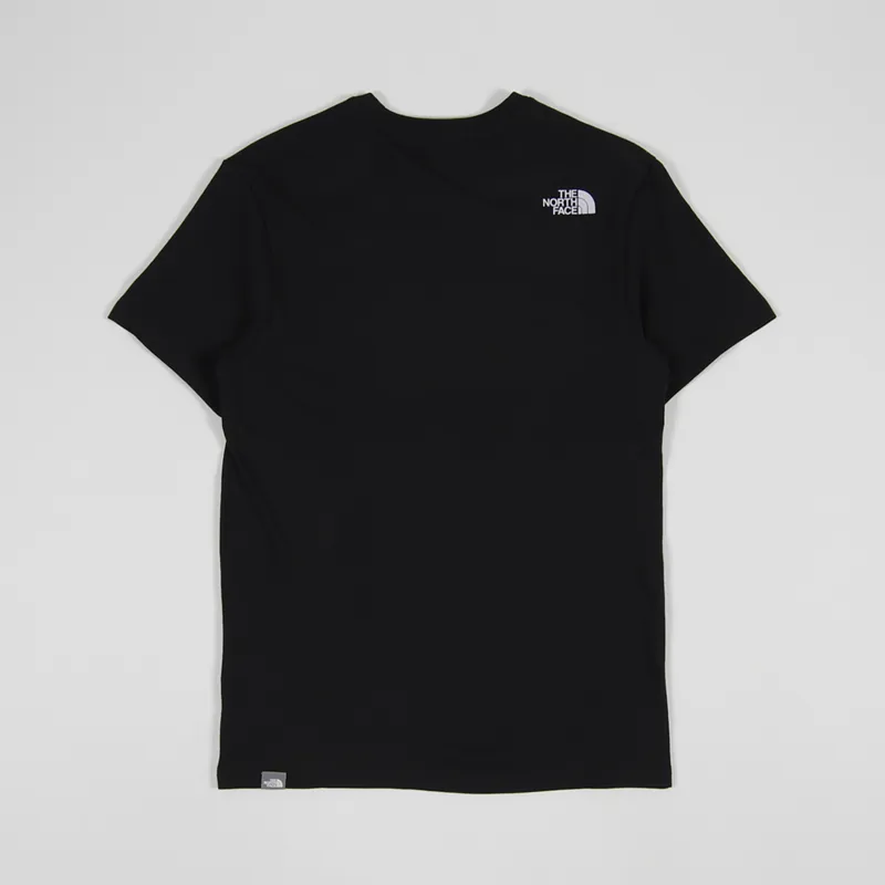 The North Face Walls Are Meant For Climbing T Shirt Black Meld Grey-1