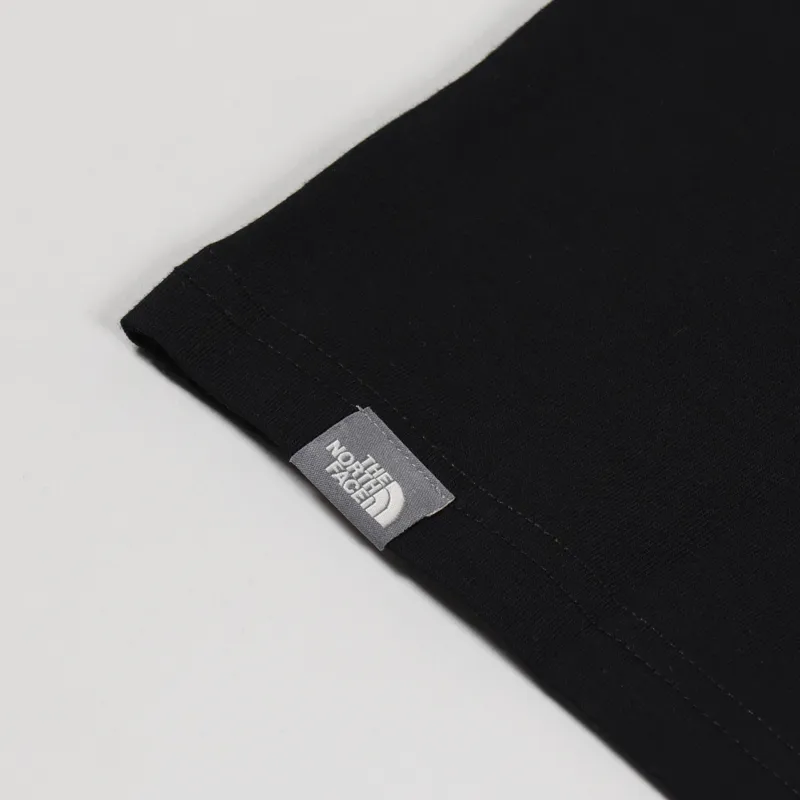The North Face Walls Are Meant For Climbing T Shirt Black Meld Grey-4