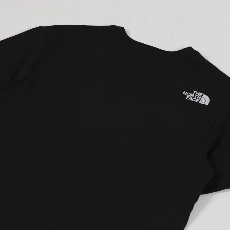 The North Face Walls Are Meant For Climbing T Shirt Black Meld Grey-3