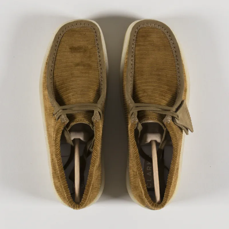Clarks Originals Wallabee Cup Shoes Tan Cord-1