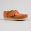 Clarks Originals Wallabee 2CLR Shoes Orange Combi