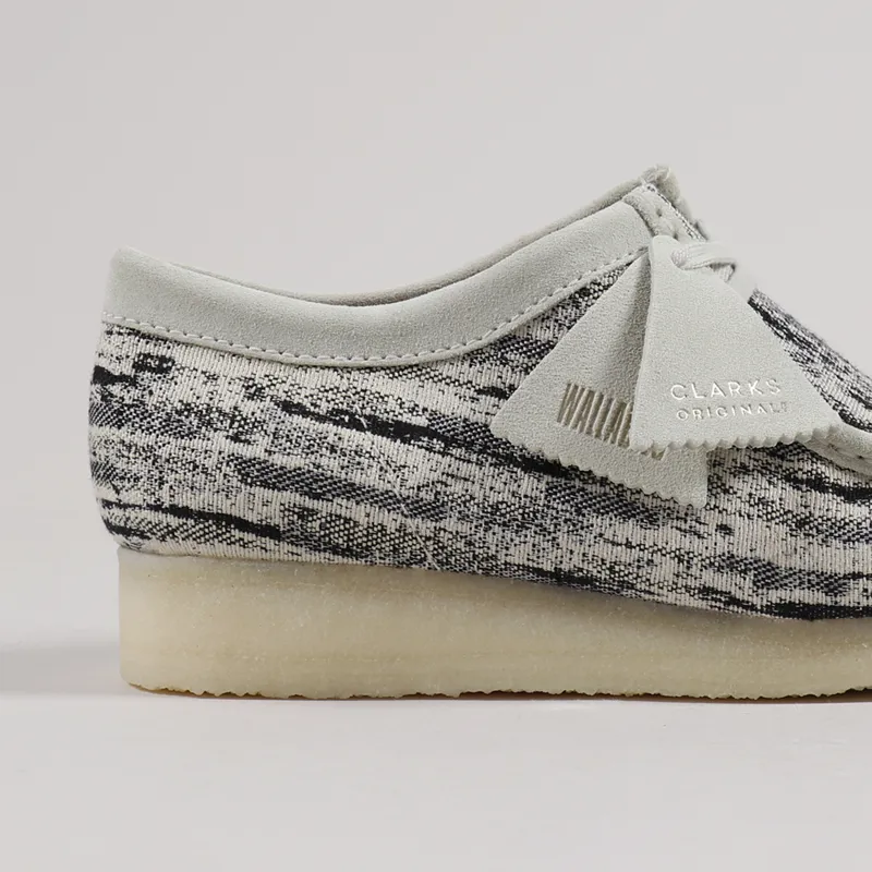 SSZ × Clarks Originals WALLAROO CLARKS ORIGINALS WOMENS WALLABEE CUP SHOES STEEL GREY NUBUCK