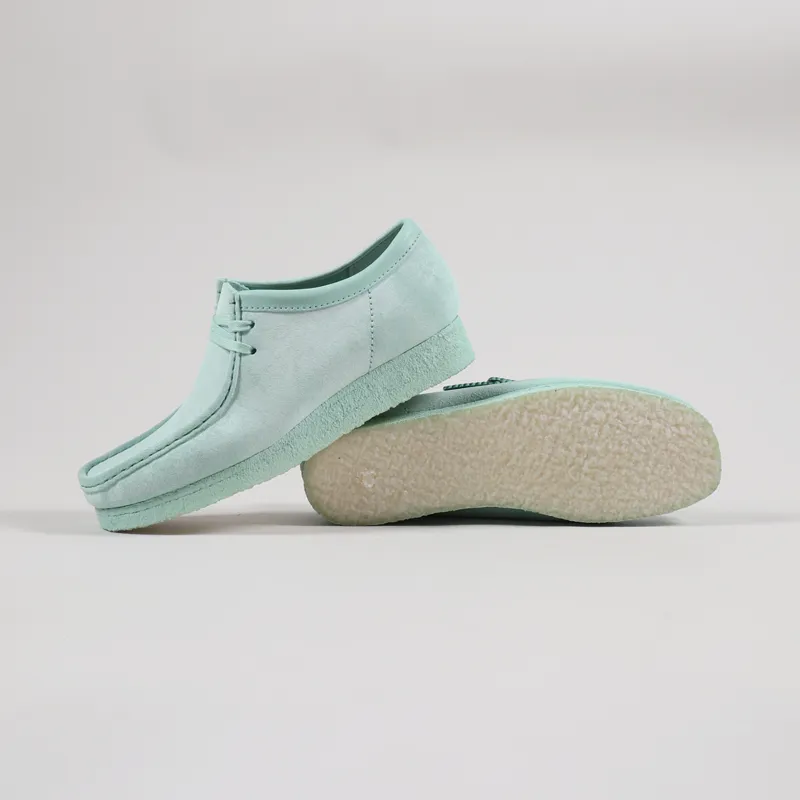 Mint green hot sale wallabees