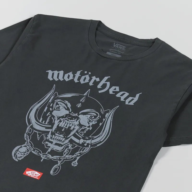 Vans x Motorhead Warpig T Shirt Black-2