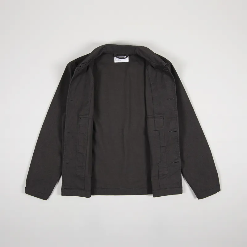 Universal Works Watchman II Jacket Chocolate Tinto Cotton-1