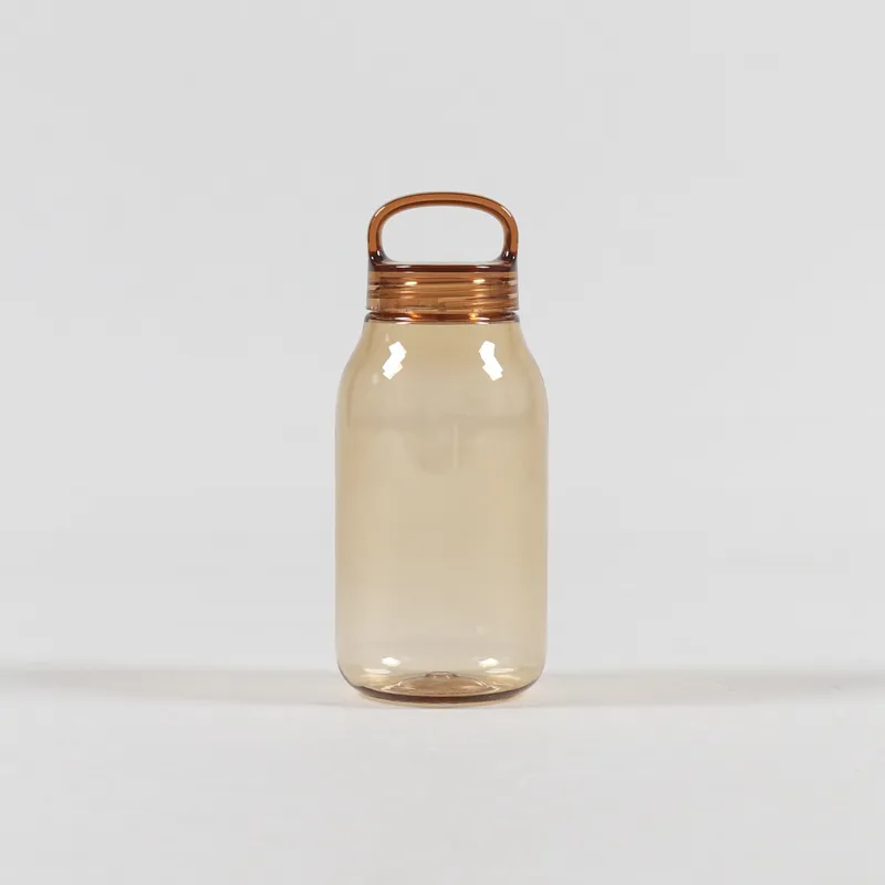 Kinto Lifestyle Drinkware Water Bottle 300ml Amber Orange