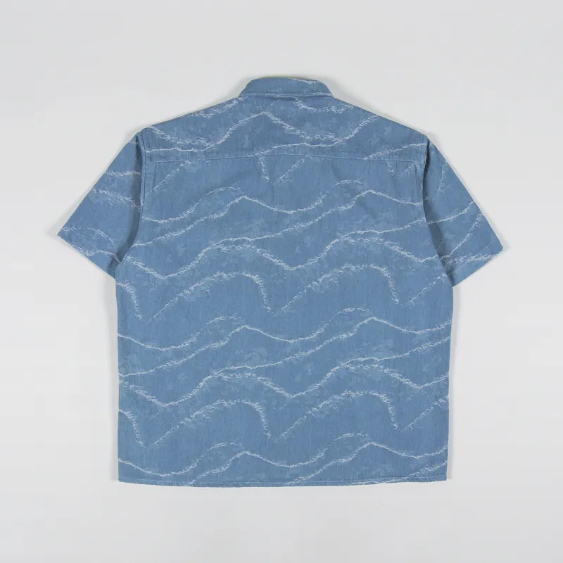 FrizmWORKS Wave Denim Shirt Light Blue-1