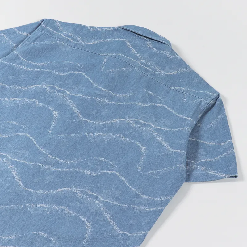 FrizmWORKS Wave Denim Shirt Light Blue-3