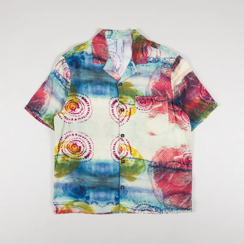 Magic Castles Wave Shirt Navy Ink Print