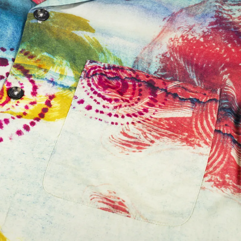 Magic Castles Wave Shirt Navy Ink Print-2