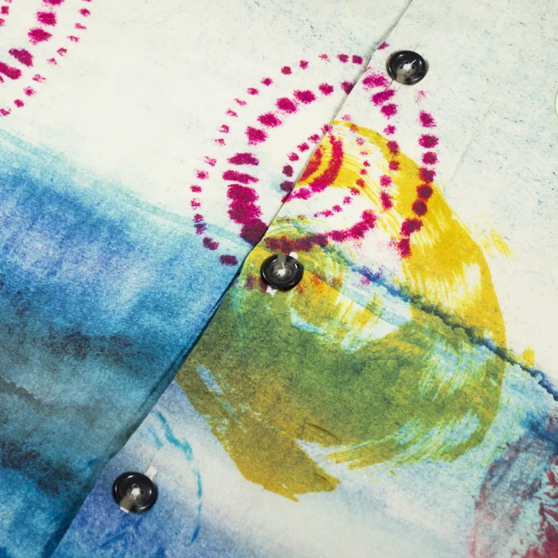 Magic Castles Wave Shirt Navy Ink Print-3