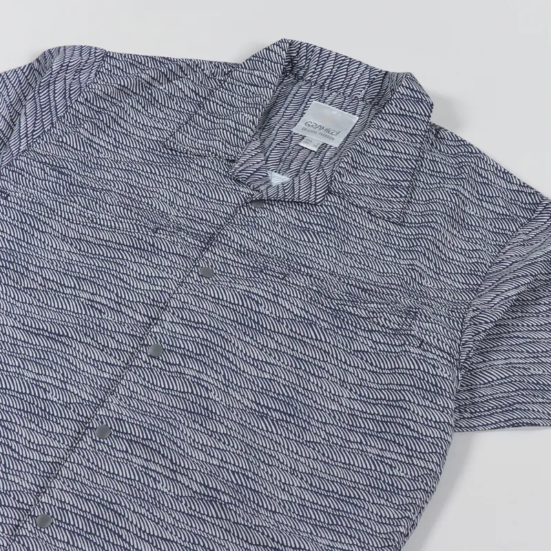 Gramicci Wave Shirt Blue-3