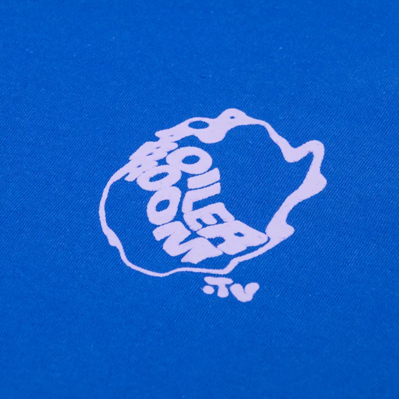 Boiler Room Waved Long Sleeve T Shirt Blue-5