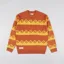Butter Goods Waves Knit Sweater Burnt Orange