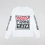 Vision Street Wear Wavy OG Box Logo Long Sleeve T Shirt White