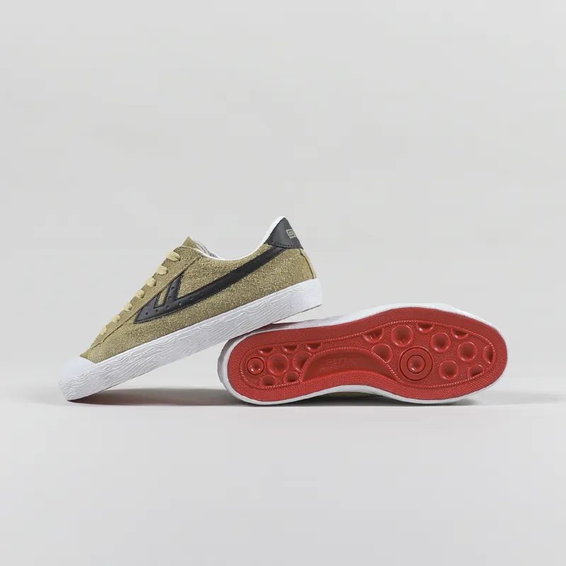 Warrior Shanghai WB-1 Suede Shoes Beige Black-1