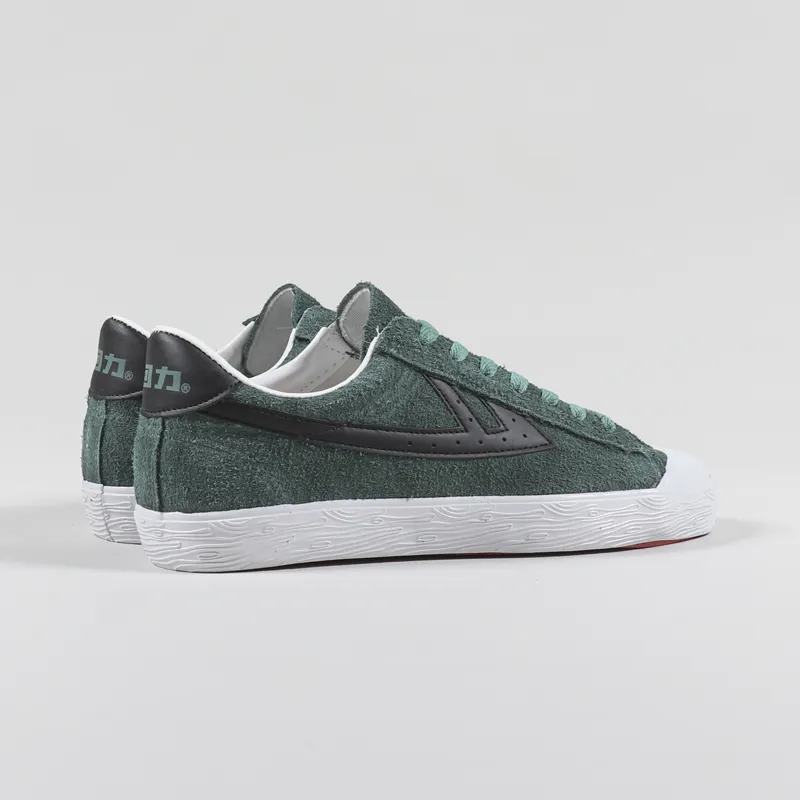 Warrior Shanghai WB-1 Suede Shoes Green Black-3