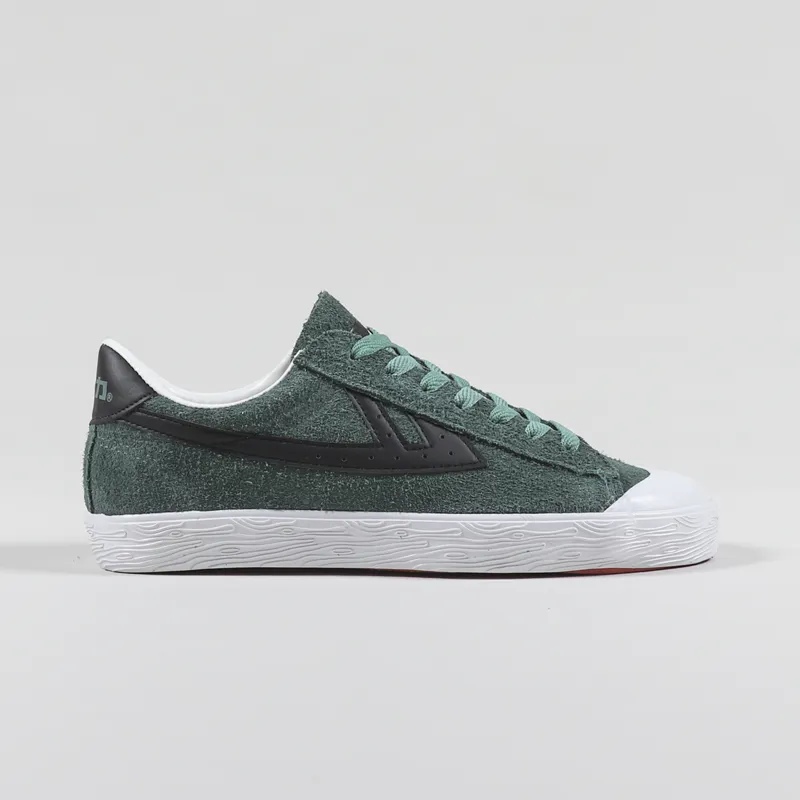 Warrior Shanghai WB-1 Suede Shoes Green Black-4