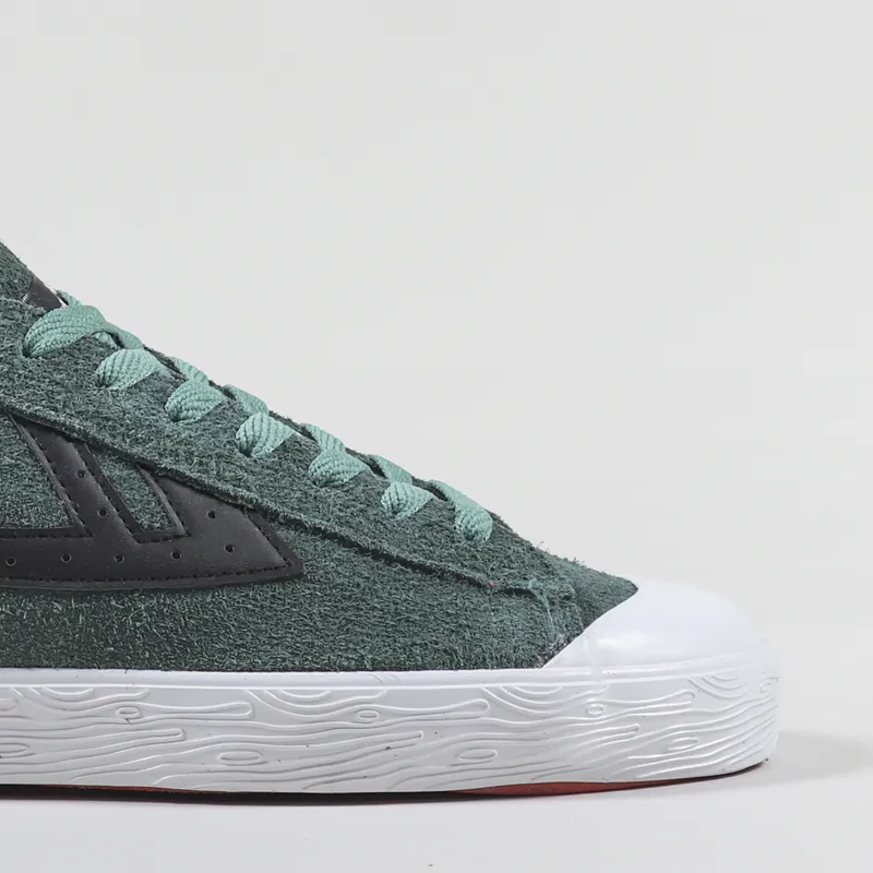 Warrior Shanghai WB-1 Suede Shoes Green Black-6