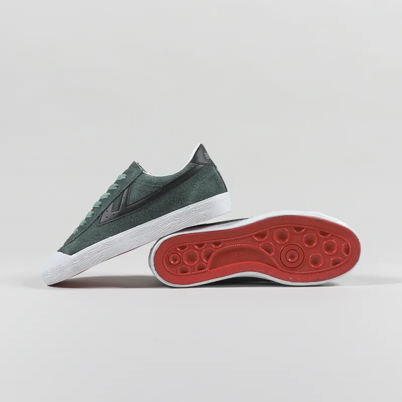 Warrior Shanghai WB-1 Suede Shoes Green Black-1