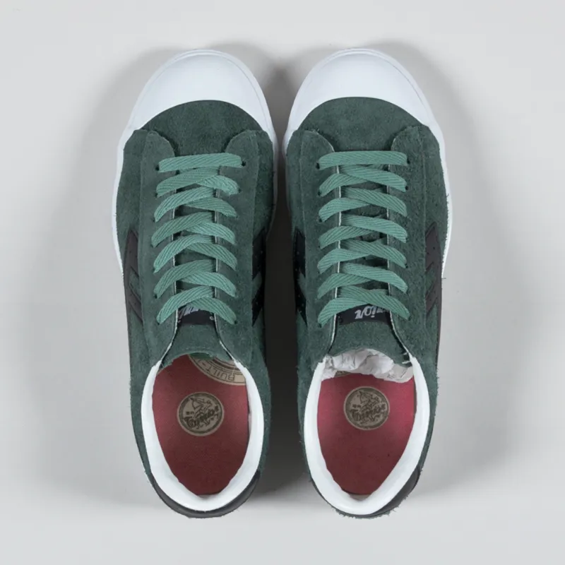Warrior Shanghai WB-1 Suede Shoes Green Black-2