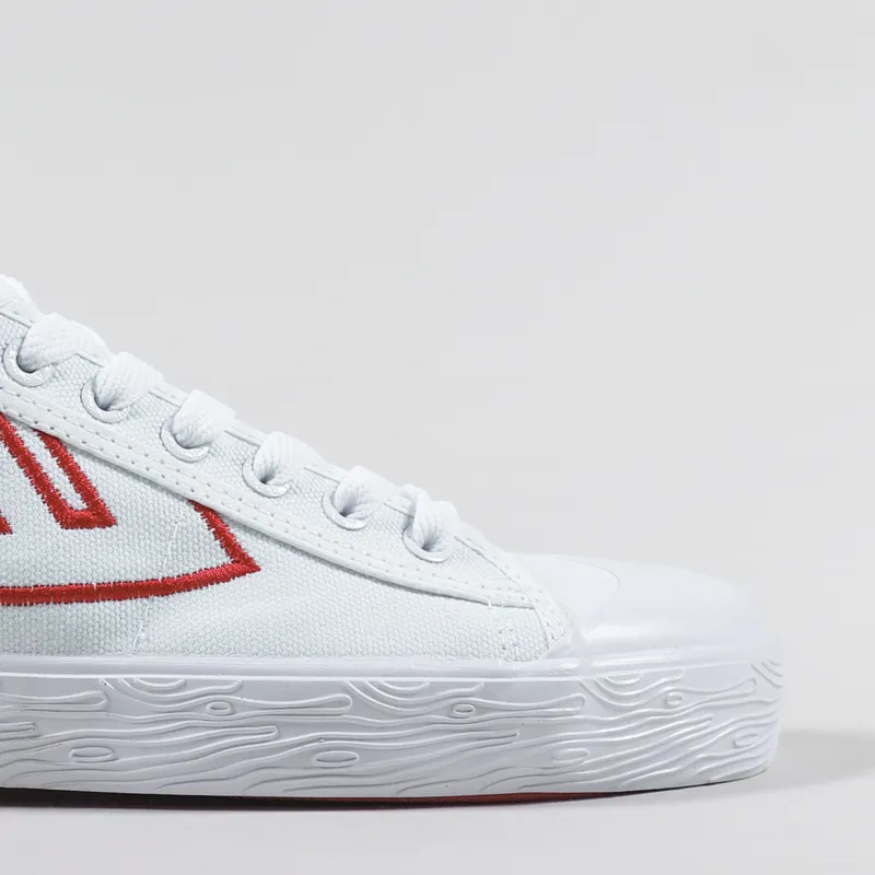 Warrior Shanghai WB-1 Shoes White Red Embroidery-6