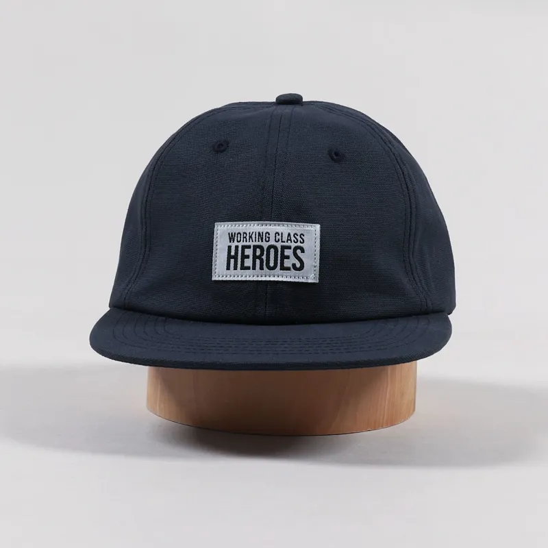Working Class Heroes Canvas Six Panel Cap Navy-2