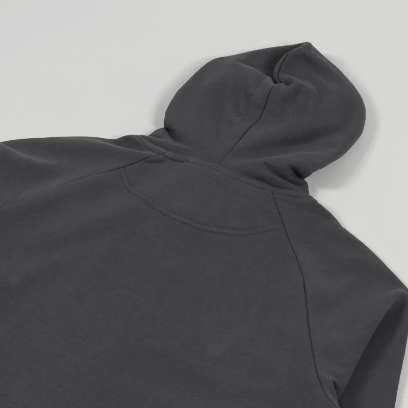 Working Class Heroes Loopback Hoodie Anthracite-3