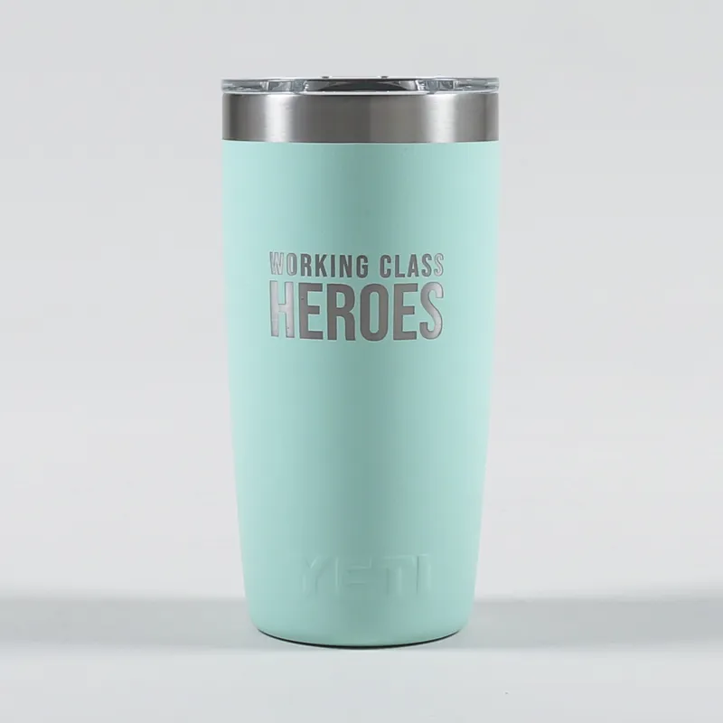 Working Class Heroes x YETI Rambler 10oz Tumbler Seafoam