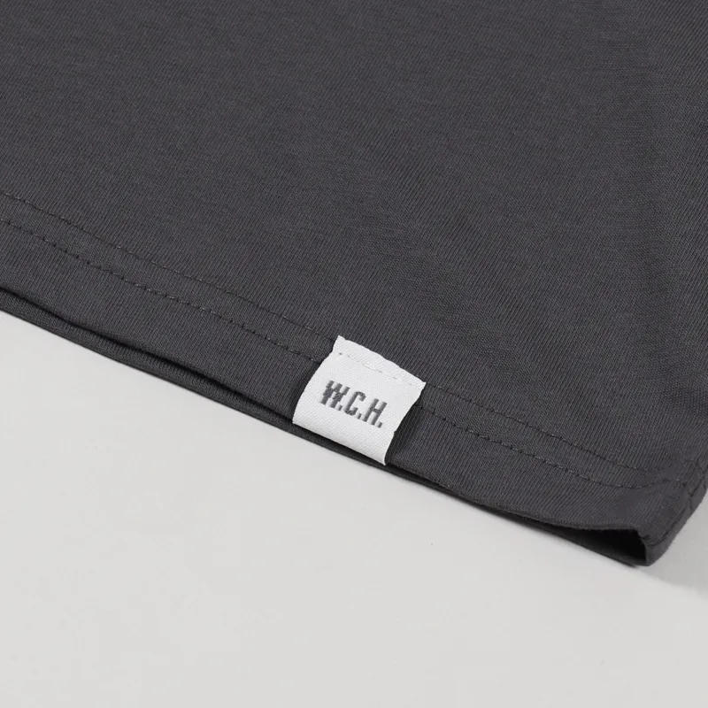 Working Class Heroes Regular Fit Organic T Shirt Anthracite-3
