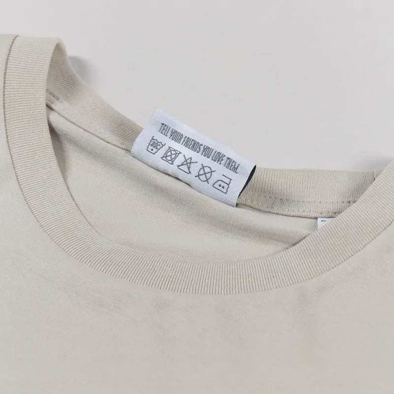 Working Class Heroes Baggy Fit Organic T Shirt Desert Dust-4