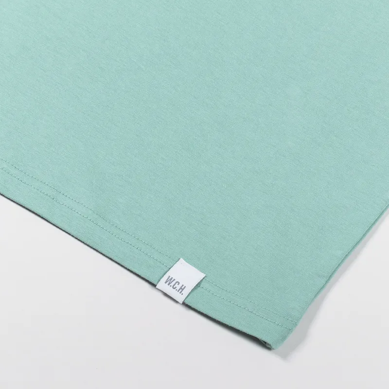 Working Class Heroes Basic Organic T Shirt Dusty Mint-1