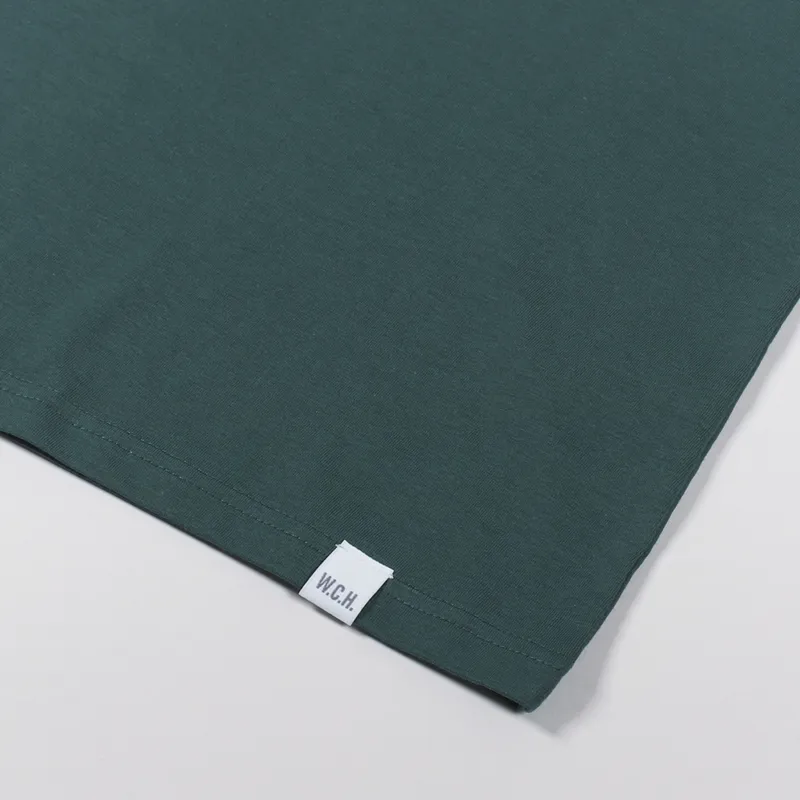 Working Class Heroes Baggy Fit Organic T Shirt Glazed Green-1