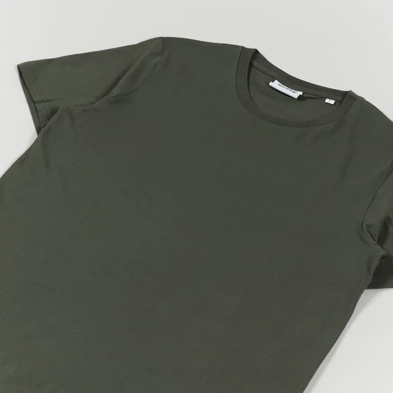 Working Class Heroes Baggy Organic Organic T Shirt Khaki-1