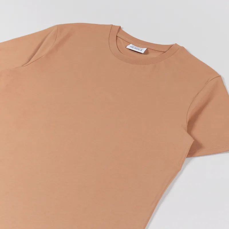 Working Class Heroes Basic Organic T Shirt Mushroom-2