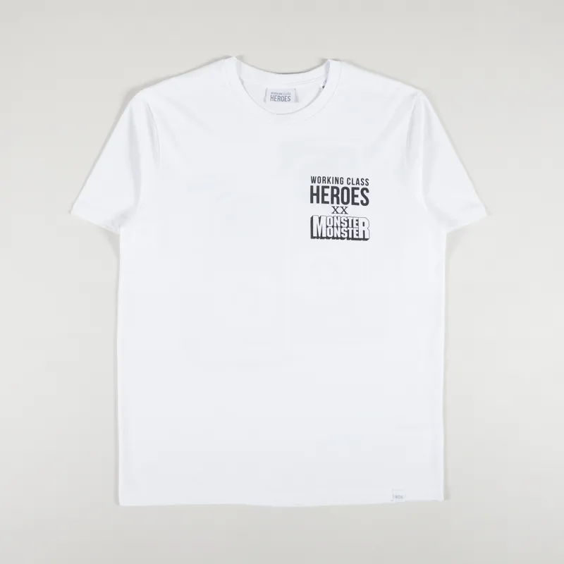 Working Class Heroes xx Monster Monster T Shirt White-1