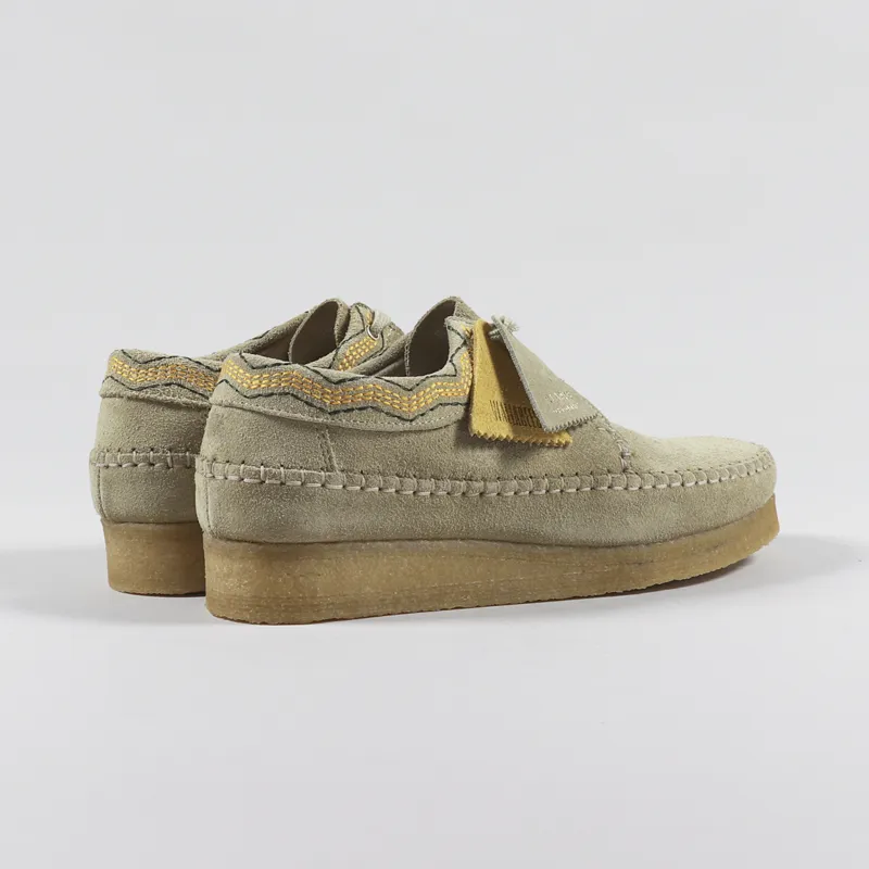 Clarks Originals Weaver Shoes Maple Suede Embroidered-2