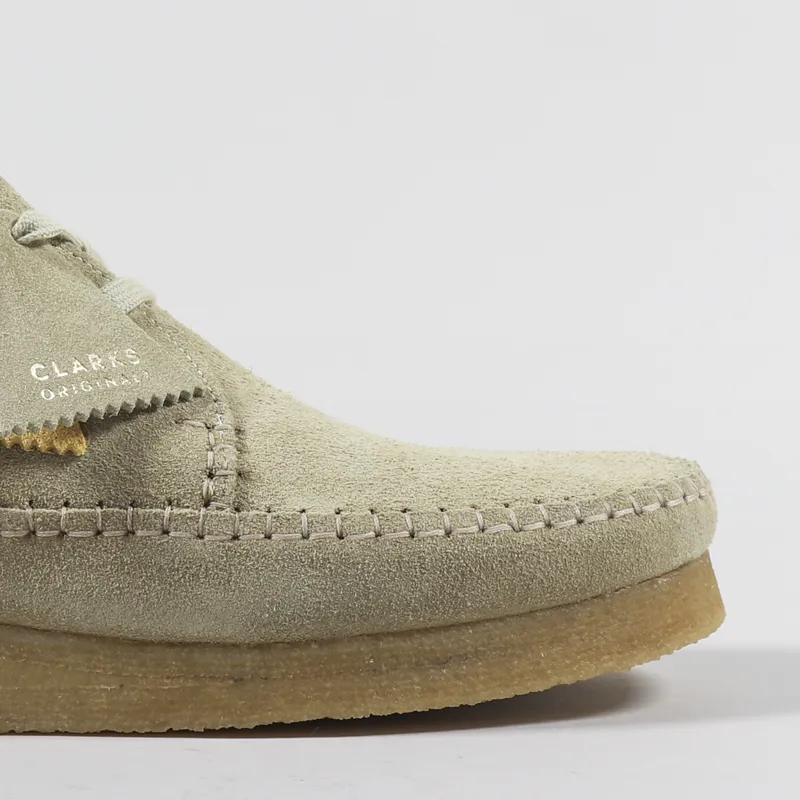Clarks Originals Weaver Shoes Maple Suede Embroidered