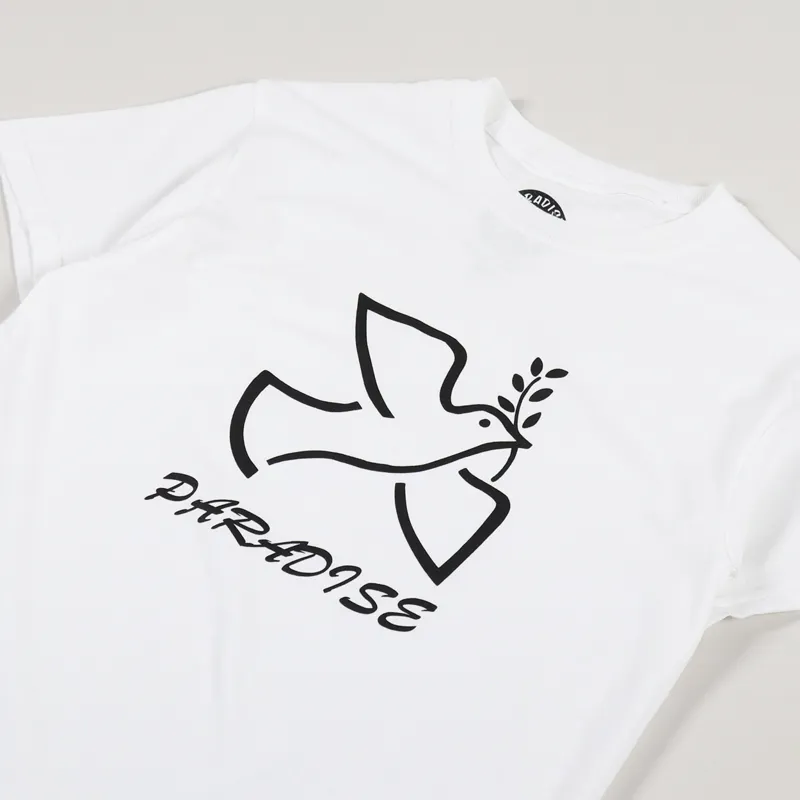 Paradise NYC Dove Of Peace T Shirt White-1