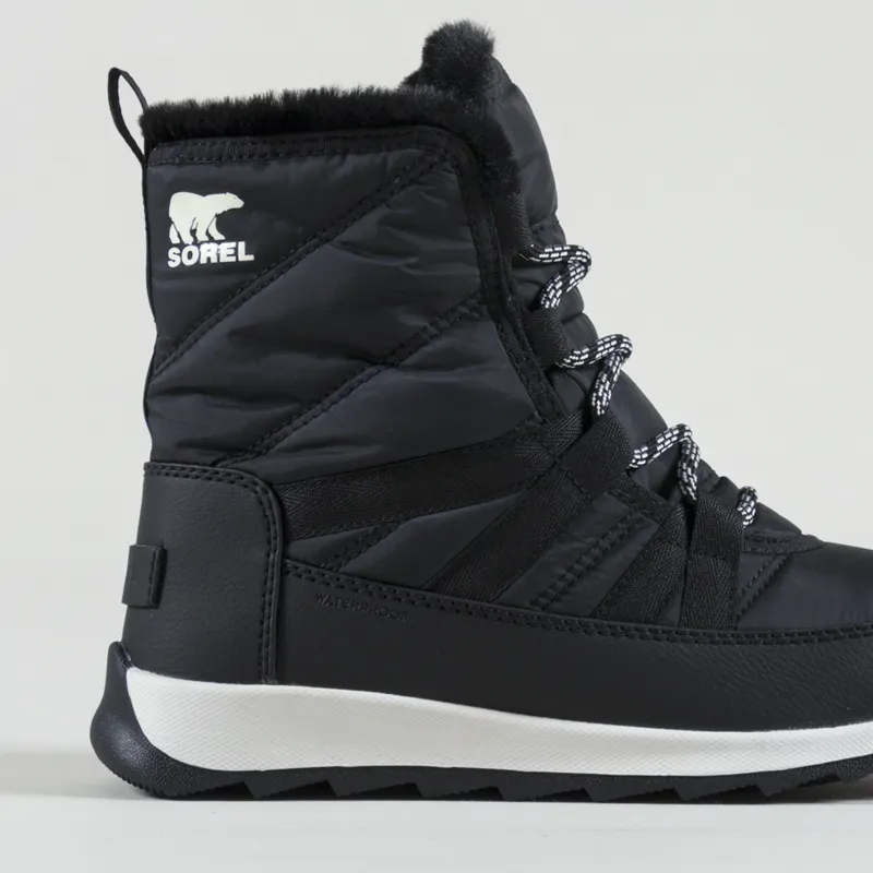Sorel Womens Whitney II Short Lace Waterproof Boots Black-5