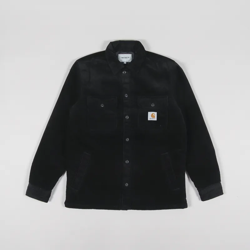 Carhartt WIP Mens Corduroy Whitsome Shirt Jacket Black
