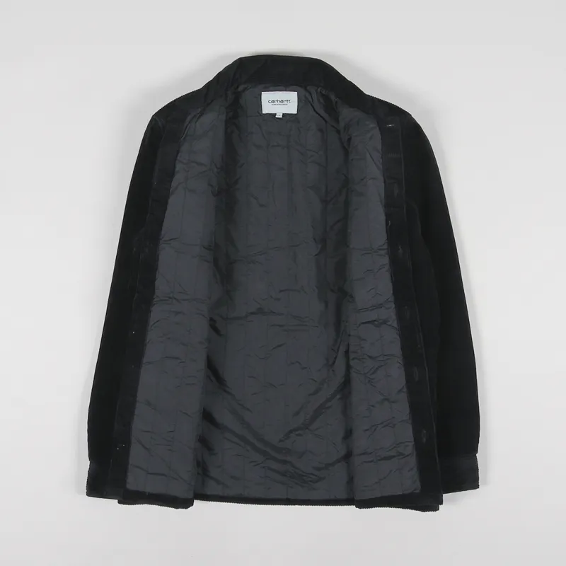Carhartt WIP Mens Corduroy Whitsome Shirt Jacket Black