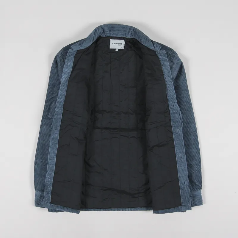 Carhartt WIP Mens Corduroy Whitsome Shirt Jacket Storm Blue
