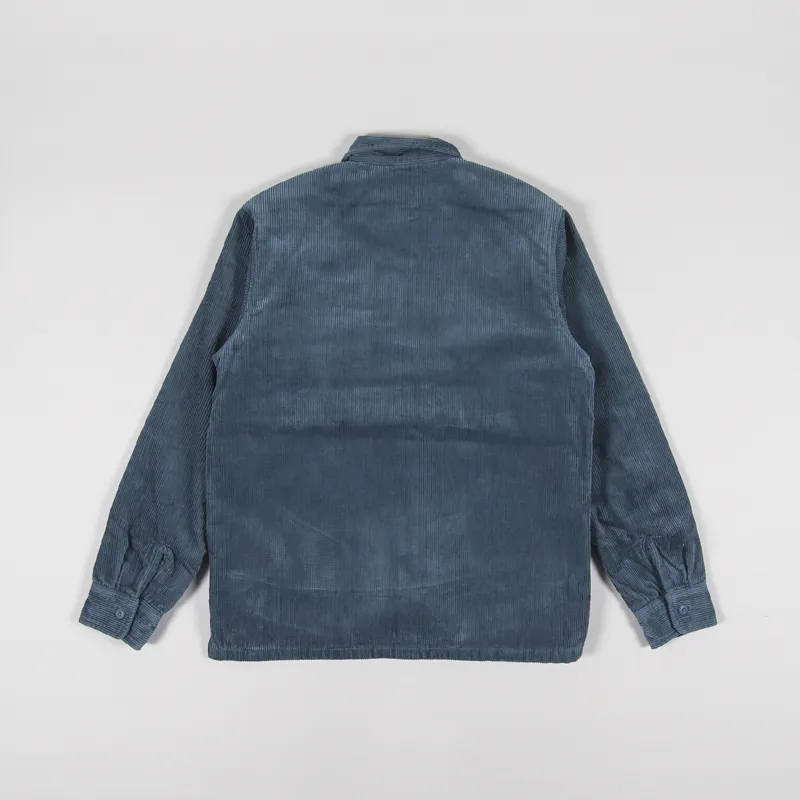Carhartt WIP Mens Corduroy Whitsome Shirt Jacket Storm Blue