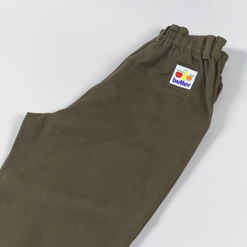 Butter Goods Wide leg Pants Army-5