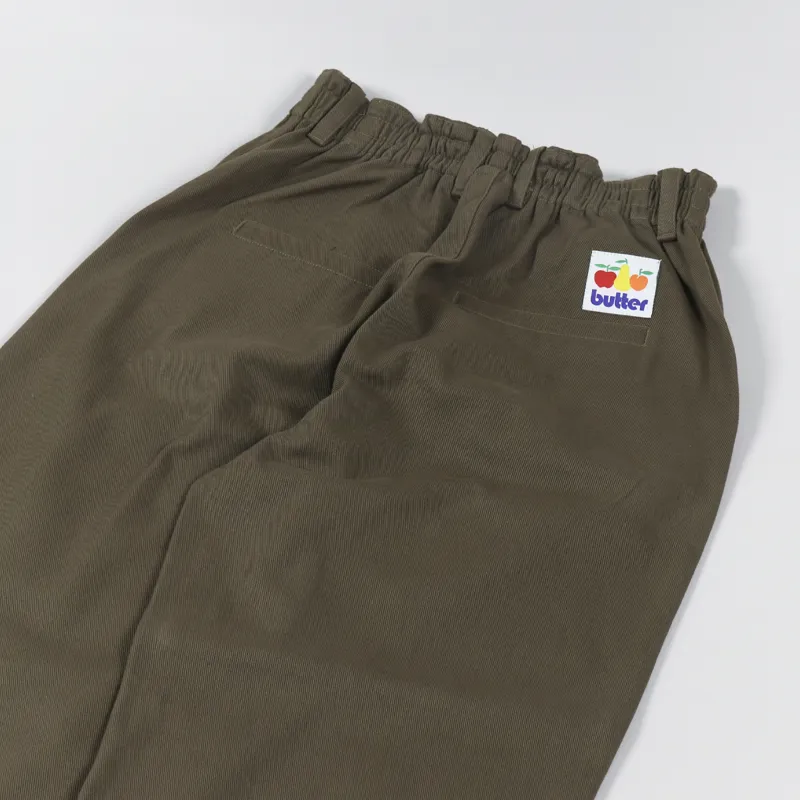 Butter Goods Wide leg Pants Army-7